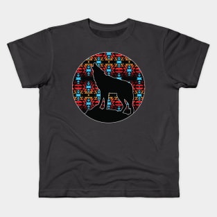 Wolf Pattern - 7 Kids T-Shirt